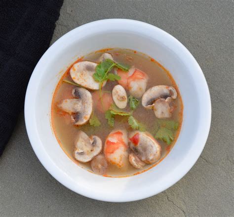 Thai Hot And Sour Soup With Shrimp Tom Yum