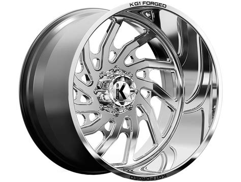 KG1 Forged Polished Bounty Wheels RealTruck