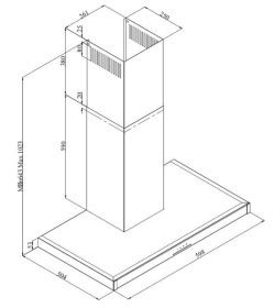 Grundig GDKP2460BC - Campana Decorativa 60 cm Clase A Frontal Cristal ...