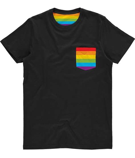 Pride Flag Rainbow Shirt Gay Pride Pocket T Shirt Lgbt Pride Shirt Rainbow Pocket Tee