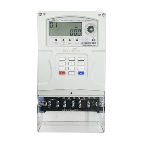 Ste A Keypad Prepaid Three Phase Electricity Meter Sts Standard And