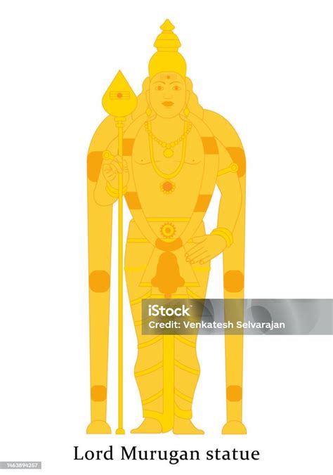 Lord Murugan Statue Vector Illustration Stock Illustration Download