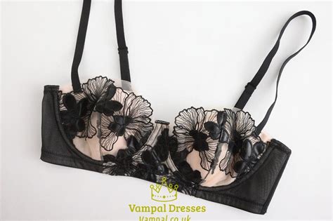 Negro French Floral Embroidery Sexy Lingerie For Women Lace Thin Breathable Underwear Soft