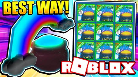 BEST WAY TO GET POT O GOLD PET IN BUBBLE GUM SIMULATOR Roblox YouTube