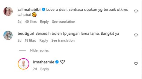 Irma Hasmie Pilih Tuding Jari Kepada Diri Sendiri Status Perkahwinan