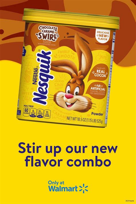 Indulge In The Irresistible Nesquik Chocolate Caramel Swirl