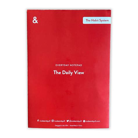 daily view notepad codequill