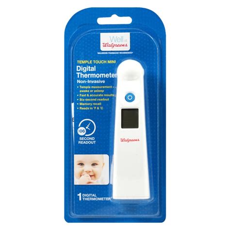 Walgreens Mini Temple Digital Thermometer 1source