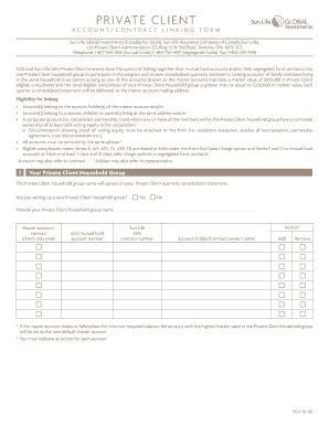 Fillable Online A Cco U N T Contract Lin K Ing Form Investment