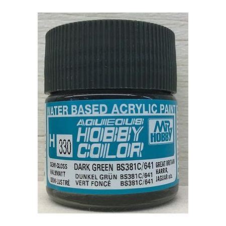 Peinture Maquette Mr Hobby H Vert Fonce Satin Bs C Ml