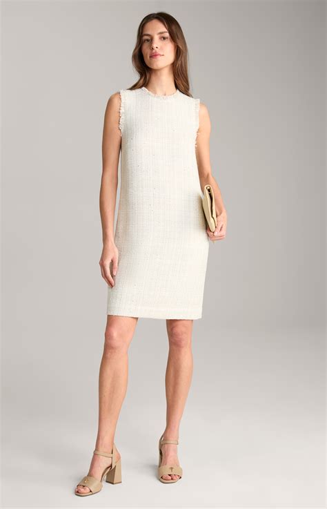 Tweed Kleid In Offwhite Gold Im JOOP Online Shop