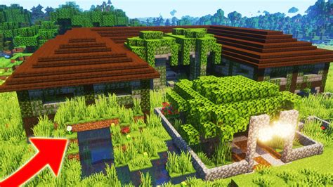 Minecraft Overgrown House Timelapse Youtube