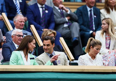 Roger Federers Iconic Wimbledon Comeback With Wife Mirka And Kate