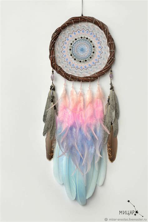 Ловцы снов: Утро в горах берёзовый ловец снов градиент розовый синий в ...