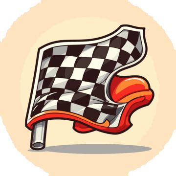 Cartoon Checker Flag PNG, Vector, PSD, and Clipart With Transparent ...