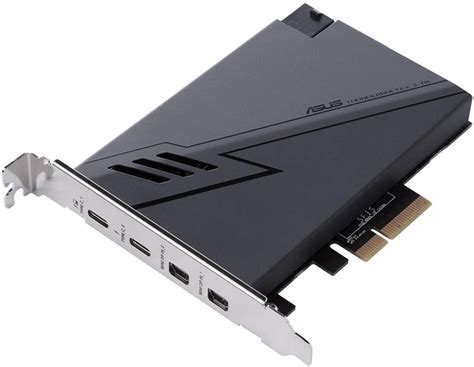 Представлена плата расширения ASUS ThunderboltEX 3-TR - MegaObzor