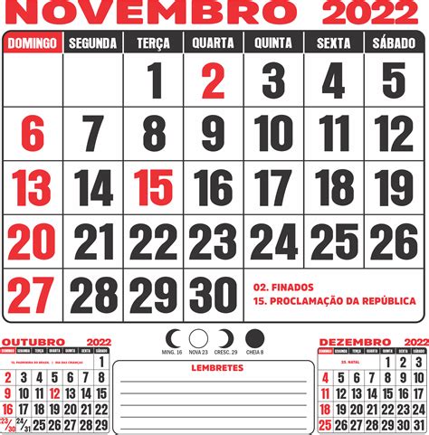 Calendario A Feriados Novembro Imagesee