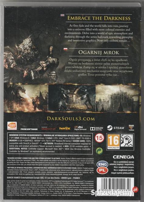 Dark Souls Iii Pc Pruszk W Sprzedajemy Pl