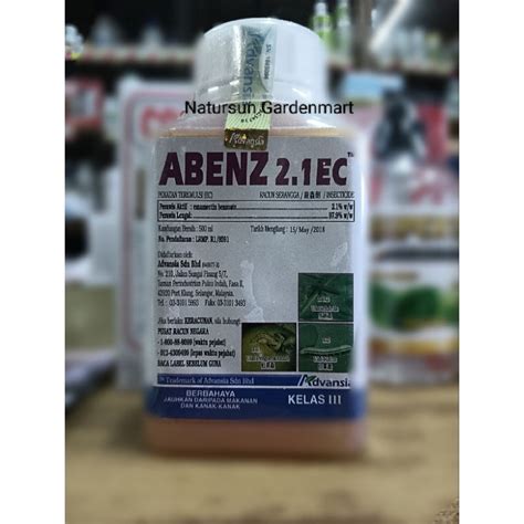 Serangga Ml Abenz Ec Advansia Racun Serangga Emamectin Benzoate