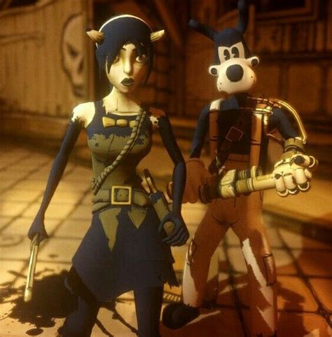Allison Angel And Tomas Wolf Bendy Y La Máquina De Tinta Guerrera