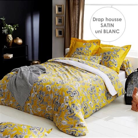 Drap Housse Satin De Coton Enzo De Marque Tradilinge Made In France