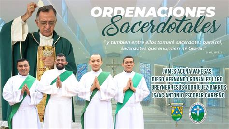 ORDENACION SACERDOTAL 9 00 A M 22 DE JUNIO SEMINARIO JUAN PABLO II