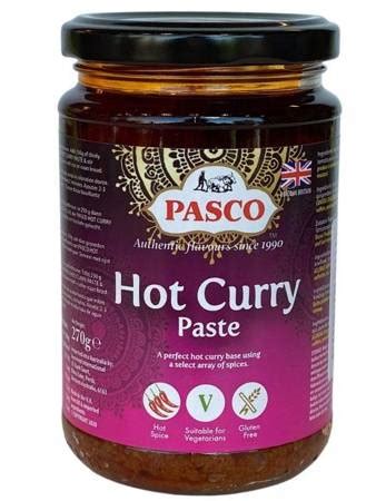 Pasta Hot Curry Przyprawa Spicy Ostra Pikantna Marynata Indyjska Pasco