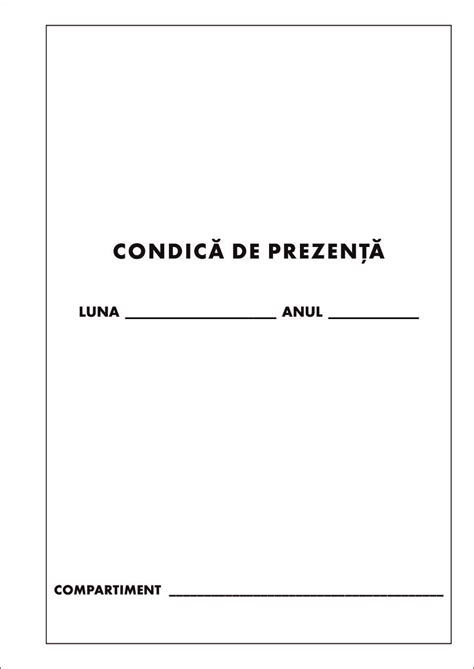 Condica Prezenta Darcomshopro