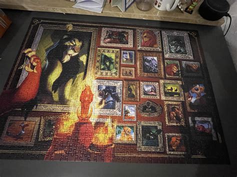 Ravensburger Disney Villainous Scar 1000Pcs R Jigsawpuzzles