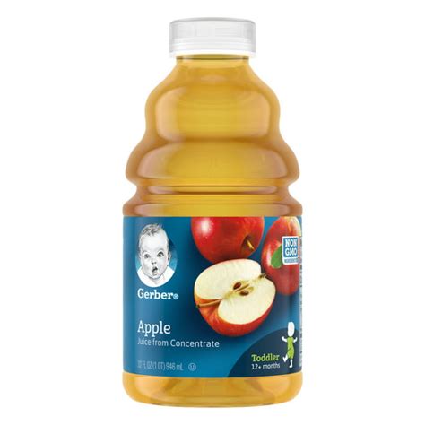 Gerber Apple Juice Fruit Juice 32 Fl Oz Bottle Itfresh