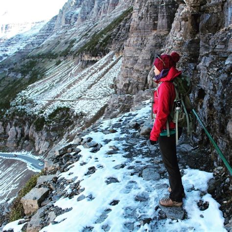 Hiking Glacier National Park The Highline Trail Park Chasers