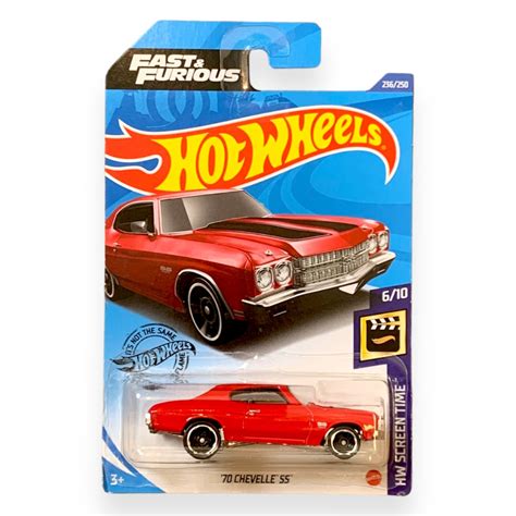 Miniatura Carro Hot Wheels Chevelle Ss Fast Furious Velozes E Furiosos Hw Screen Time