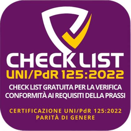 Check List Gratuita UNI PdR 125 2022 Parità di Genere