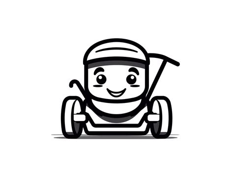 Lawn Mower Coloring Activity Coloring Page