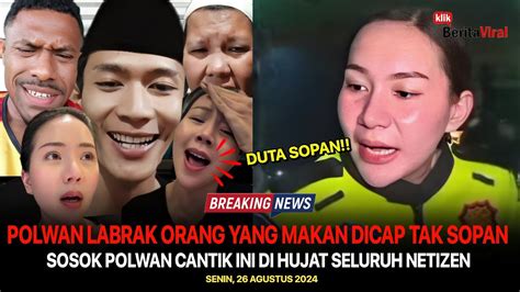 Viral Polwan Cantik Ini Di Hujat Netizen Tegur Pria Yang Tak Sopan