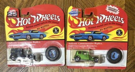 Vtg Hot Wheels Th Anniversary Redline Paddy Wagon And Snake Series