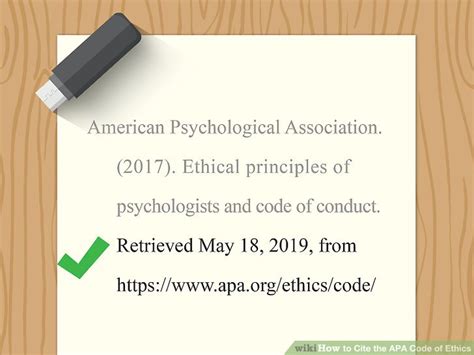 3 Simple Ways To Cite The Apa Code Of Ethics Wikihow