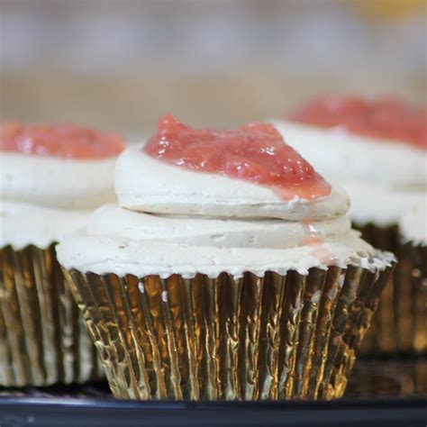 Rhubarb And Ginger Cupcakes Recipe BakingMad Cupcake Recipes