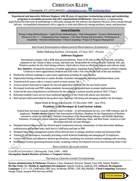 Ats Optimized Resume Template Free