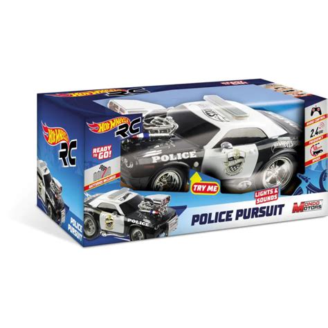 Hot Wheels RC Lights Sounds Police Pursuit GHz