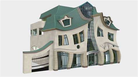 Crooked House 3D Model - TurboSquid 1997379