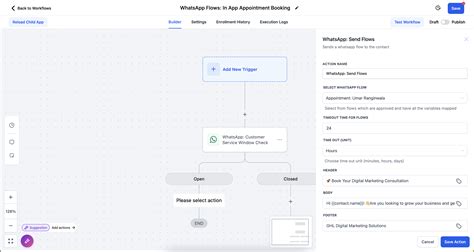 WhatsApp Flows: In app Appointment Booking : HighLevel Support Portal