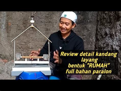 REVIEW UKURAN DAN CARA MEMBUAT SANGKAR LAYANG DARI PARALON YouTube