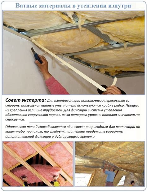 Утепление потолка в доме с холодной крышей: схемы и способы