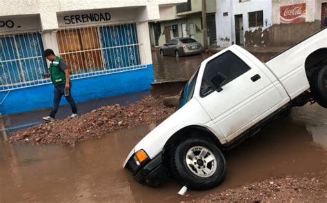 Lluvias En Sonora Provocan Caos Se Reportan Inundaciones Y Derrumbes