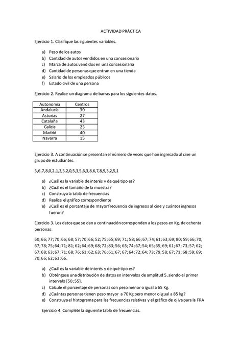 Actividad práctica 2 activ ACTIVIDAD PRCTICA Ejercicio 1