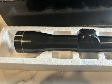 Leupold Handgun Pistol Scope M8 4x Eer Ebay