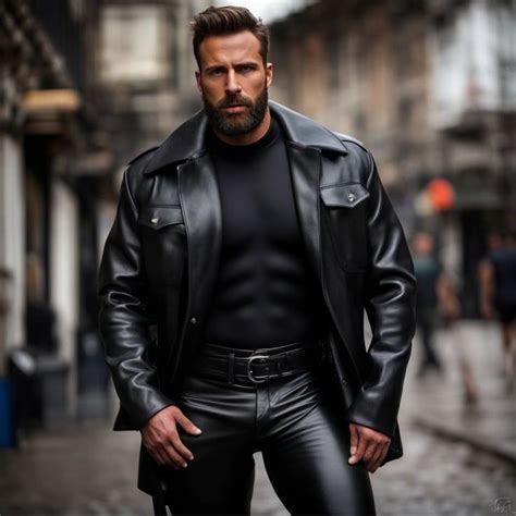 Leather Fashion Men Mens Leather Clothing Mens Leather Pants Biker Leather Leather Outfit