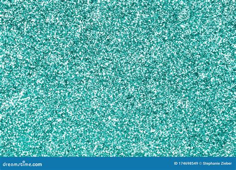 Teal Turquoise Aqua Mint Green Glitter Background Texture Stock Image