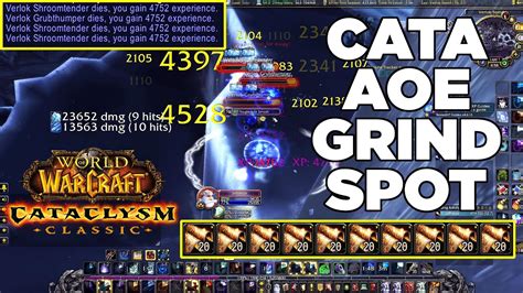 Cata Classic AOE Grinding Spot For XP And Embersilk Cloth YouTube